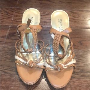 Michael Kors wedge sandals- 7
